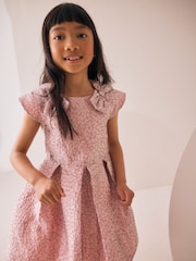 Pink Animal Jacquard Prom Dress (3-16yrs) - Image 1 of 4