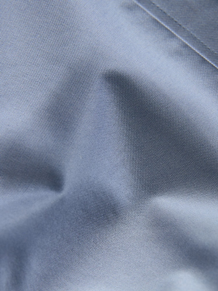 Airforce Blue Logo Short Sleeve Cotton Rich Oxford Shirt (3-16yrs) - Image 8 of 8 Airforce Blue Logo Short Sleeve Cotton Rich Oxford Shirt (3-16yrs) - Image 8 of 8