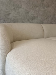 Royalcraft OffWhite Boucl Boux Right Corner Sofa - Image 3 of 4