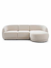 Royalcraft OffWhite Boucl Boux Right Corner Sofa - Image 4 of 4