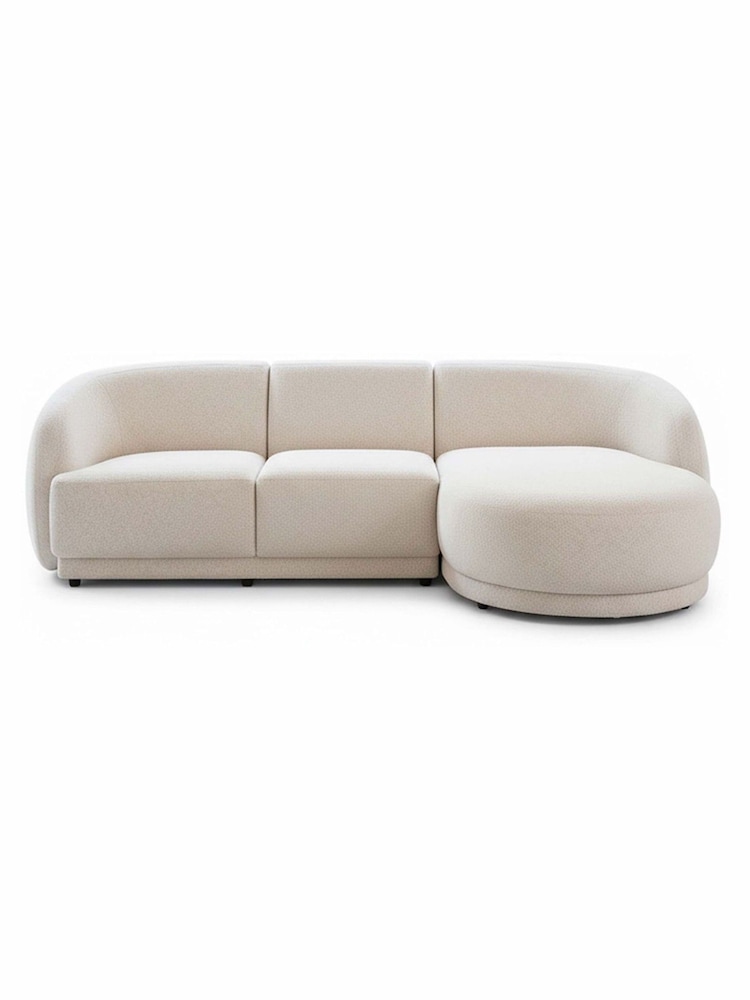 Royalcraft OffWhite Boucl Boux Right Corner Sofa - Image 4 of 4 Royalcraft OffWhite Boucl Boux Right Corner Sofa - Image 4 of 4