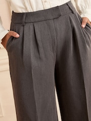 Love & Roses Grey Premium Ultra Wide Leg Trousers - Image 2 of 4