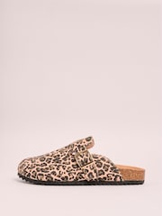 Friends Like These Brown Standard Fit Buckle Faux Suede Comfort Footbed Clogs - Image 5 of 5