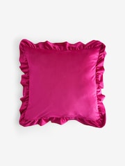 Matte Velvet Frill Edge Cushion - صورة 4 من 5