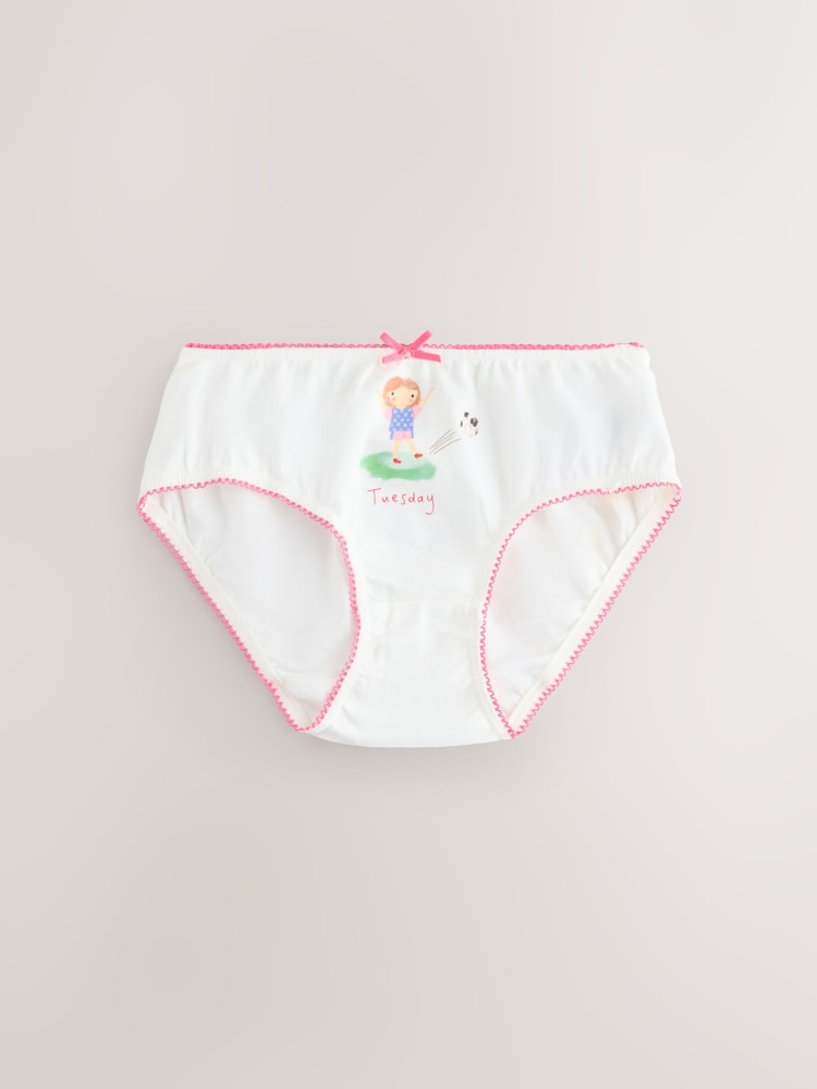 White Briefs 7 Pack (1.5-12yrs) - Image 4 of 11
