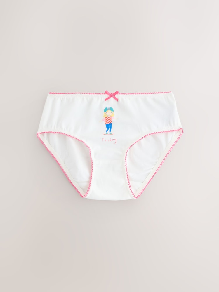 White Briefs 7 Pack (1.5-12yrs) - Image 7 of 11