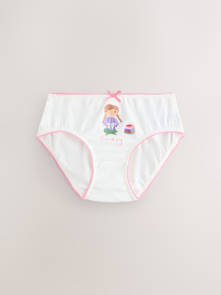 White Briefs 7 Pack (1.5-12yrs) - Image 9 of 11