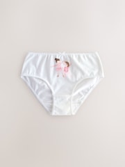 Pink Ballerina Briefs 7 Pack (1.5-12yrs) - Image 5 of 11
