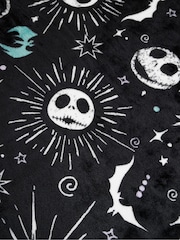 Skinnydip Black Disney Nightmare Before Christmas Blanket - Image 2 of 5