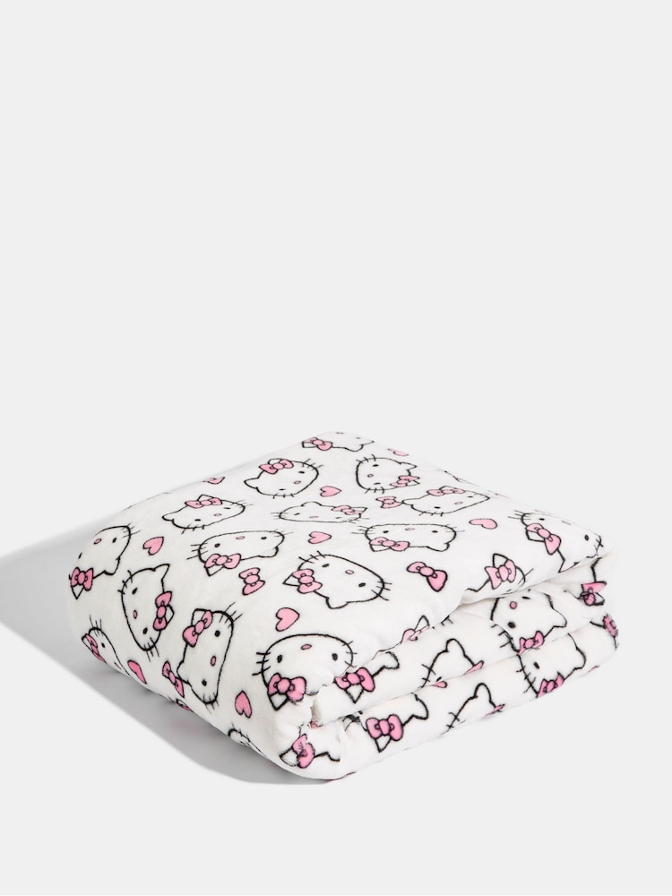 Skinnydip White Hello Kitty Blanket - Image 1 of 4