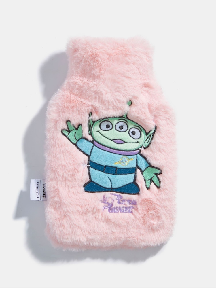 Skinnydip Pink Disney Aliens Hot Water Bottle - Image 1 of 4 Skinnydip Pink Disney Aliens Hot Water Bottle - Image 1 of 4