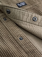 Khaki Green Corduroy Hooded Overshirt (3-16yrs) - Image 10 of 11