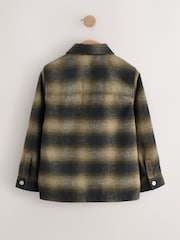 Neutral Check Zip Through Overshirt (3-16yrs) - Image 7 of 10