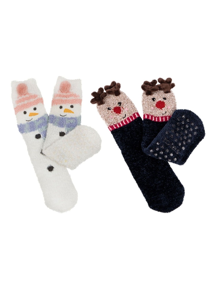 Marrón oscuro - Totes Ladies Novelty Super Soft Winter Socks 2 Pair - Imagen 1 de 5 Marrón oscuro - Totes Ladies Novelty Super Soft Winter Socks 2 Pair - Imagen 1 de 5