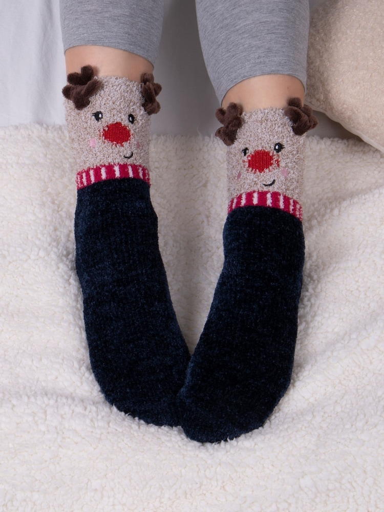 Marrón oscuro - Totes Ladies Novelty Super Soft Winter Socks 2 Pair - Imagen 5 de 5 Marrón oscuro - Totes Ladies Novelty Super Soft Winter Socks 2 Pair - Imagen 5 de 5