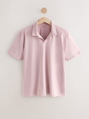 Pink / White / Blue - Short Sleeve Cuban Collar Polo Shirts 3 Pack - صورة 3 من 6