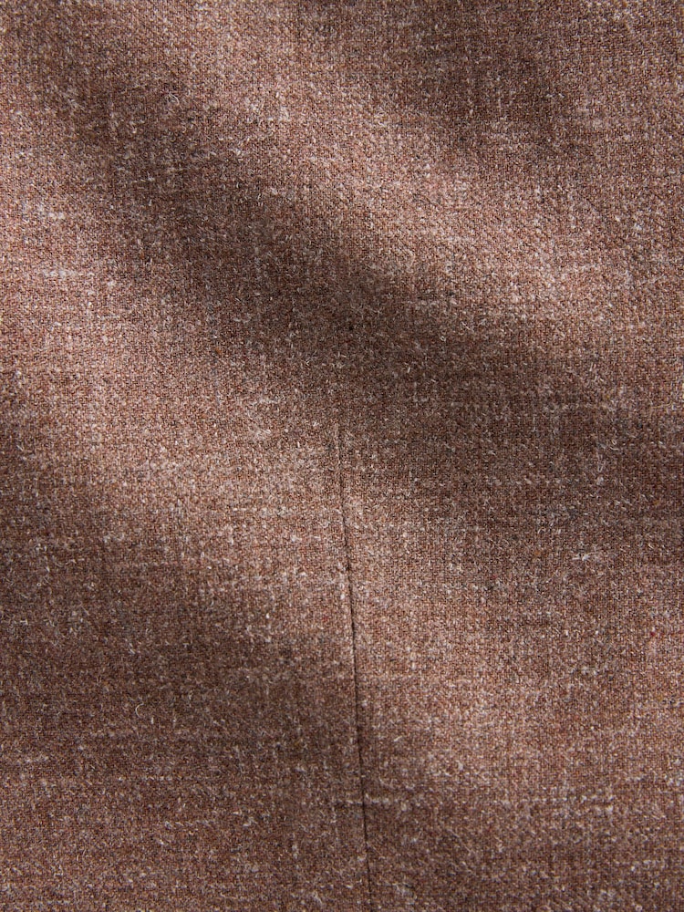 Ziegelrot - Linen Blend Suit Waistcoat - Bild 9 von 9 Ziegelrot - Linen Blend Suit Waistcoat - Bild 9 von 9