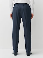 Navy Stripe Muscle Fit Motionflex Stretch Suit Trousers - Image 3 of 10