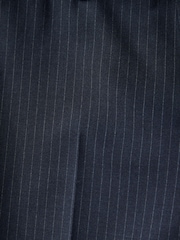 Navy Stripe Muscle Fit Motionflex Stretch Suit Trousers - Image 8 of 10