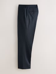 Navy Regular Fit Motionflex Puppytooth Texture Suit Trousers - Image 7 of 10