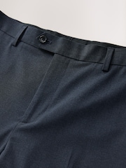 Navy Regular Fit Motionflex Puppytooth Texture Suit Trousers - Image 9 of 10