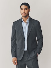 Gris - Texture Motionflex Stretch Suit Jacket - Imagen 1 de 11