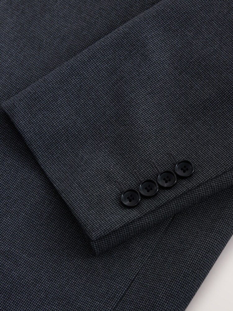 رمادي - سترة بدلة مريحة قابلة للتمدد بنسيج Motionflex بملمس بارز - صورة 10 من 10 رمادي - سترة بدلة مريحة قابلة للتمدد بنسيج Motionflex بملمس بارز - صورة 10 من 10