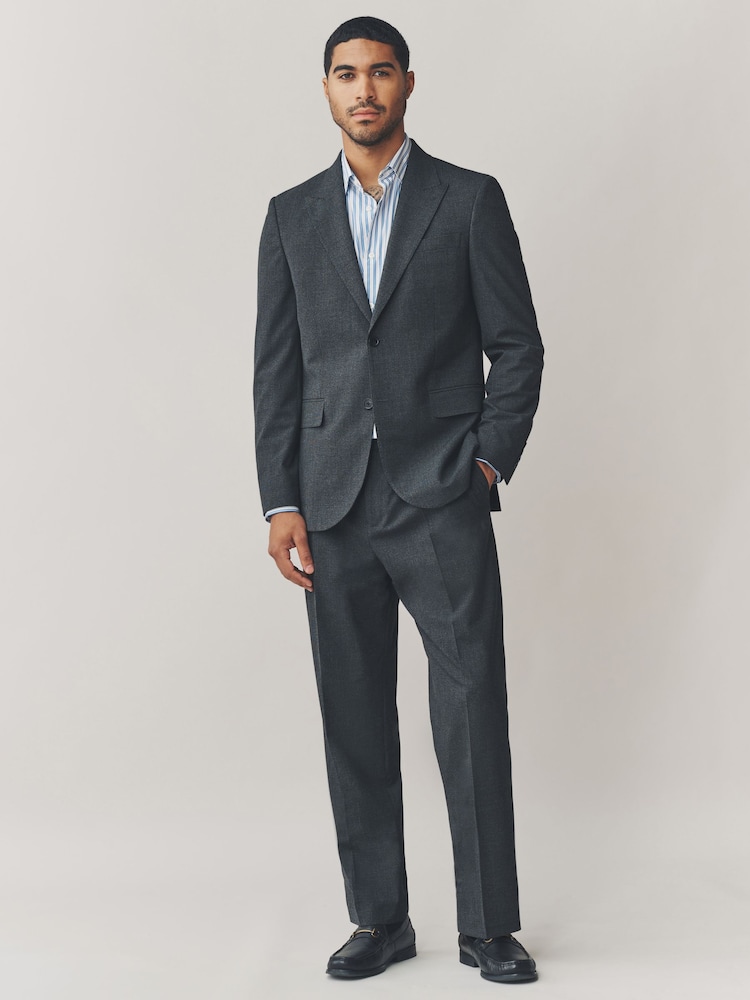 Gris - Texture Motionflex Stretch Suit Trousers - Imagen 2 de 11