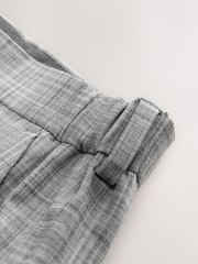 Grey Check Muscle Fit Motionflex Stretch Suit Trousers - Image 10 of 10