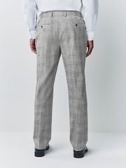 Grey Check Muscle Fit Motionflex Stretch Suit Trousers - Image 2 of 10