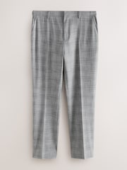 Grey Check Muscle Fit Motionflex Stretch Suit Trousers - Image 5 of 10