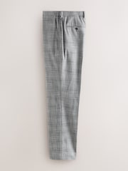 Grey Check Muscle Fit Motionflex Stretch Suit Trousers - Image 6 of 10