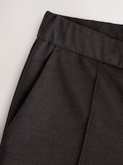 Brown Slim Fit Smart Elasticated Waistband Trousers With Wool Content - Image 9 of 11