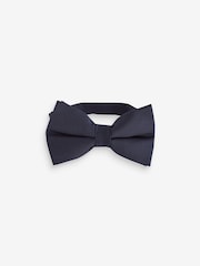 Navy Blue Twill Bow Tie - Image 1 of 6