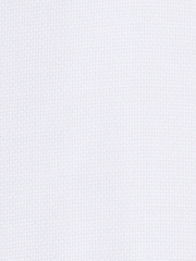 MOSS White Regular Fit Double Cuff Dobby Stretch Shirt - Image 5 of 5