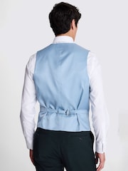 MOSS Bottle Green Tailored Fit Performance Suit Waistcoat - Image 2 of 3