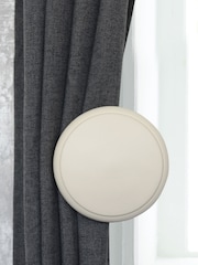 Laura Ashley Natural 1 Pair of Wood Curtain Holdbacks - Image 1 of 3