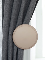 Laura Ashley Natural 1 Pair of Wood Curtain Holdbacks - Image 1 of 3