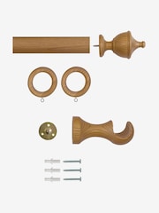 Laura Ashley Gold Haywood Curtain Pole - Image 5 of 6