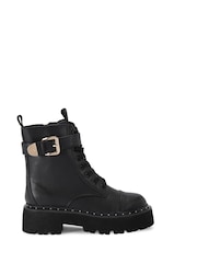 Kg Kurt Geiger Trick Black Lace Up Boots - Image 2 of 5