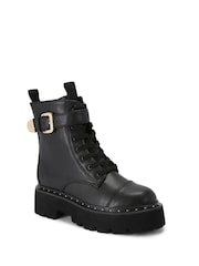 Kg Kurt Geiger Trick Black Lace Up Boots - Image 3 of 5