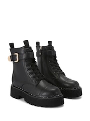 Kg Kurt Geiger Trick Black Lace Up Boots - Image 5 of 5