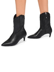 Kg Kurt Geiger Trace Western Black Boots - Image 1 of 5
