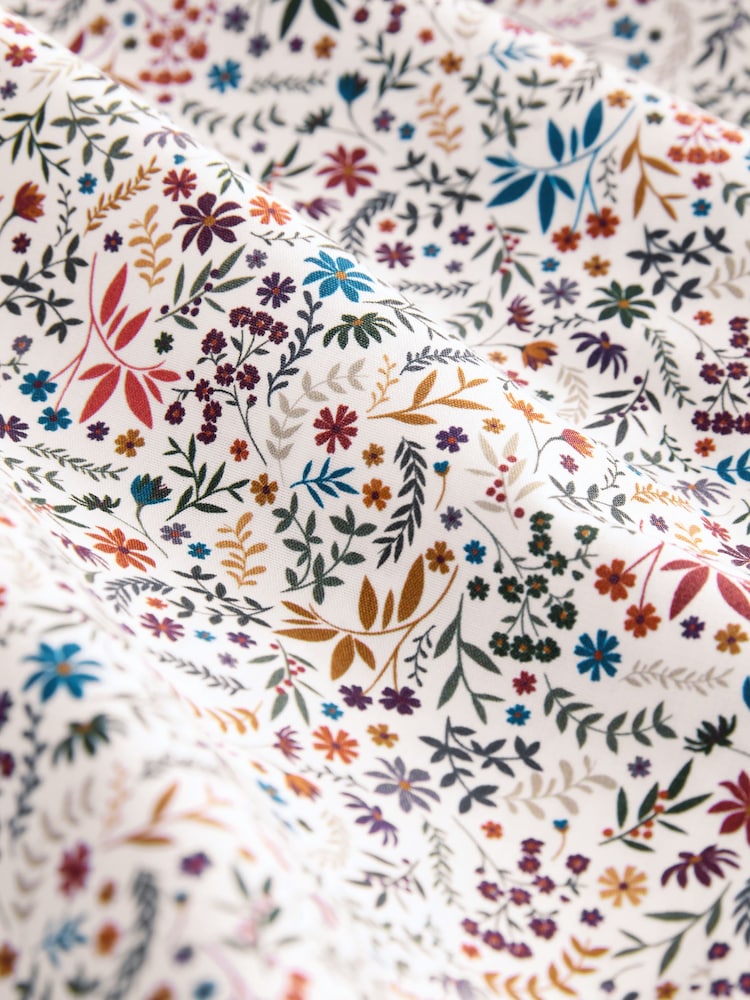 Multicolour Print Regular Fit 100% Cotton Single Cuff Formal Shirt - Image 3 of 3