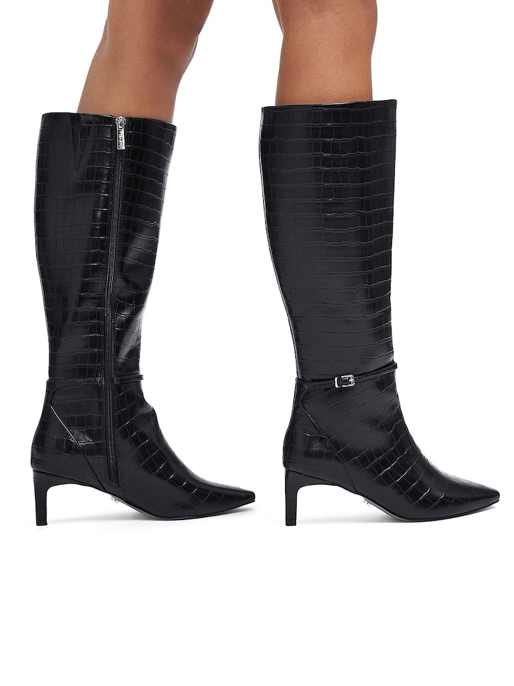 Carvela Impress Black High Leg Boots - Image 1 of 5