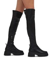 Carvela Black Collide High Otk Boots - Image 1 of 5