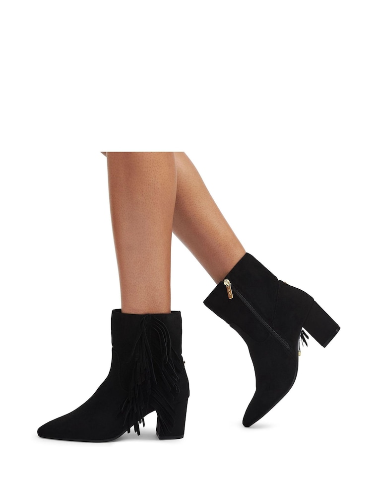 Carvela Admire Tassel Black Boots - Image 1 of 5