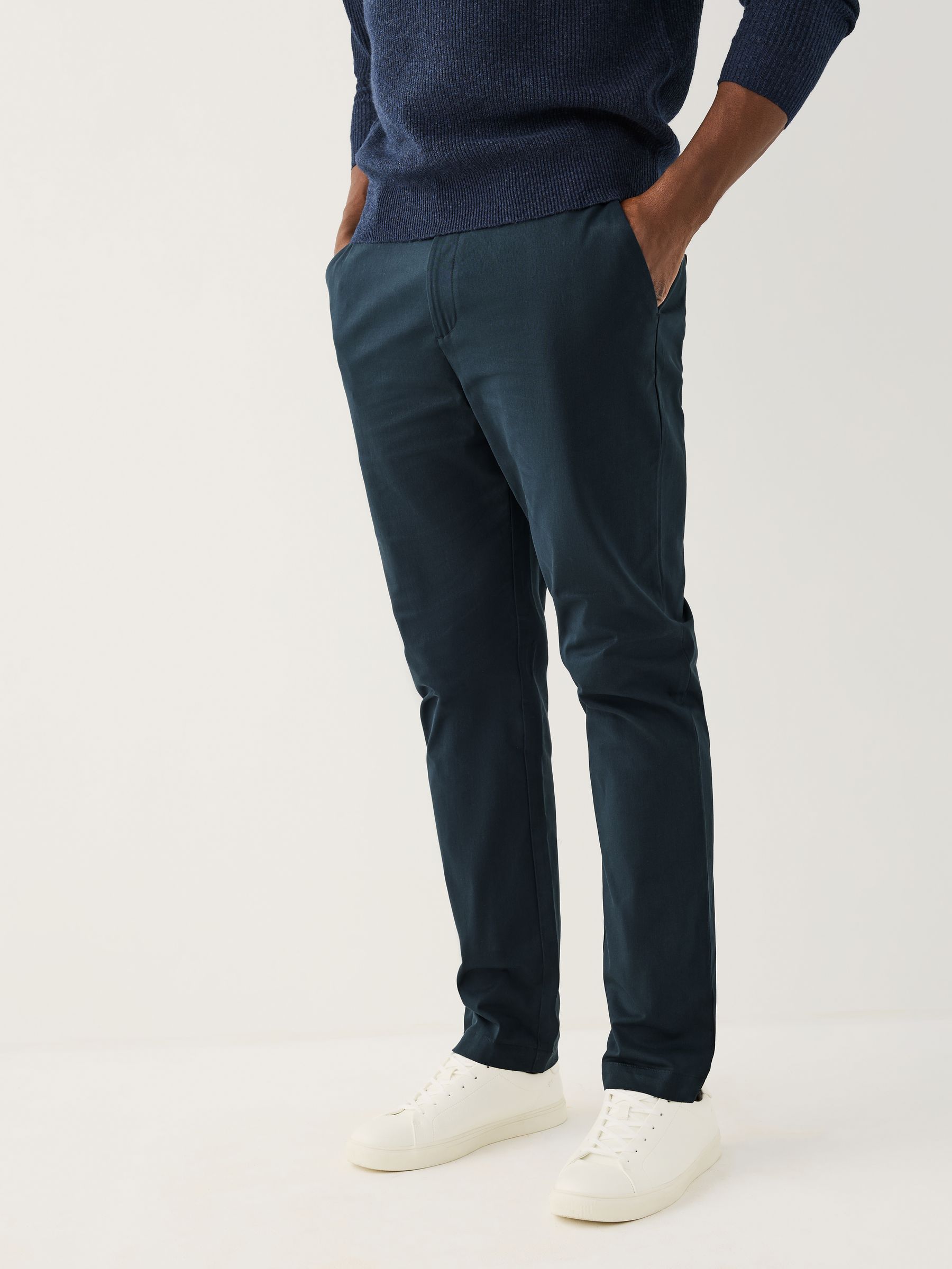 Buy Navy Muscle Fit N. Premium Smart Cotton TENCEL™ Lyocell Blend