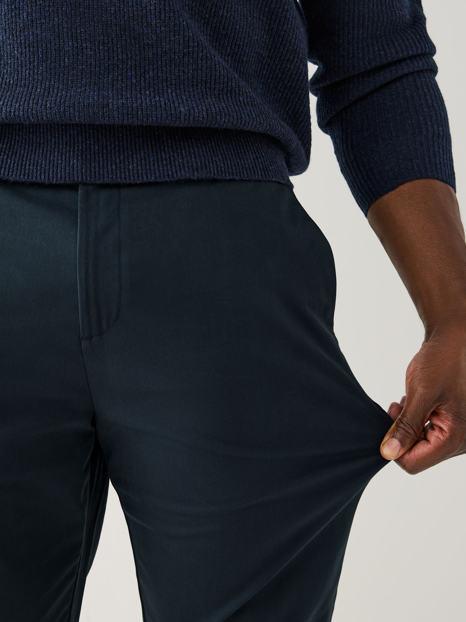 Buy Navy Muscle Fit N. Premium Smart Cotton TENCEL™ Lyocell Blend