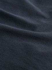 Navy Blue Slim Fit Smart Cotton Tencel Blend Chinos With Stretch - Image 5 of 5